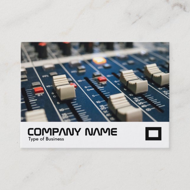 Mixing Desk Business Card (Front)