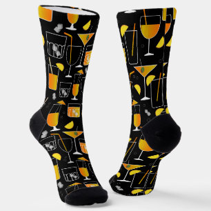 Mixologist bartender cocktails and drinks socks
