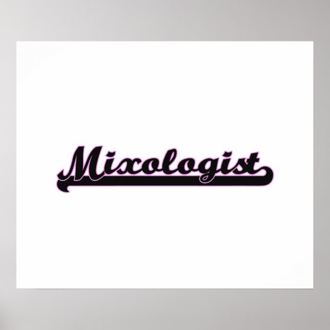 Mixologist Classic Job Design Poster (Front)