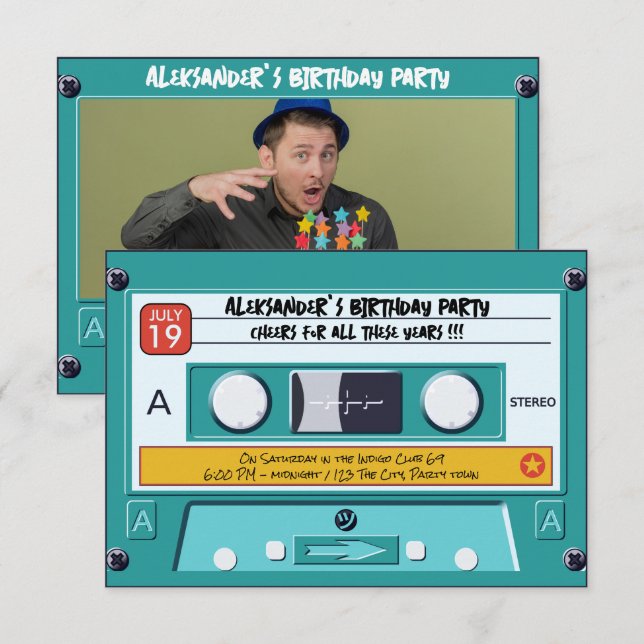 Mixtape '86 invitation (Front/Back)