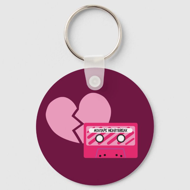 MixTape Heartbreak Key Ring (Front)
