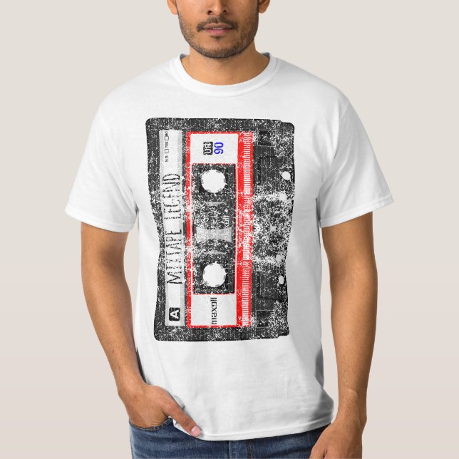 Mixtape Legend Cassette - Hip Hop DJ  T-Shirt (Front)