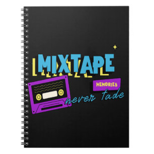 Mixtape Memories Retro Cassette Nostalgia Notebook