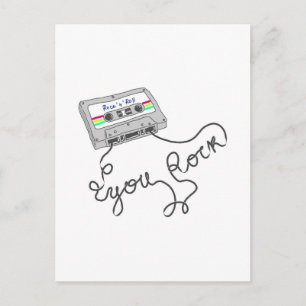 Mixtape - You rock Postcard