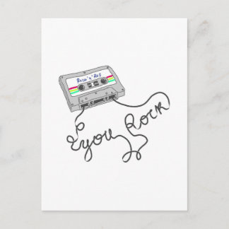 Mixtape - You rock Postcard