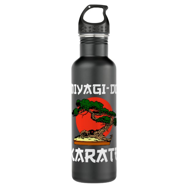 Miyagi do karate  710 ml water bottle (Front)