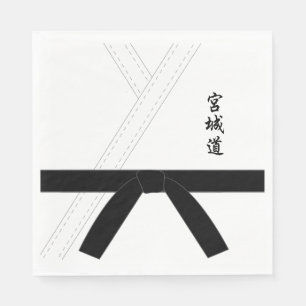 Miyagi Do Karate Black Belt Karate Napkin