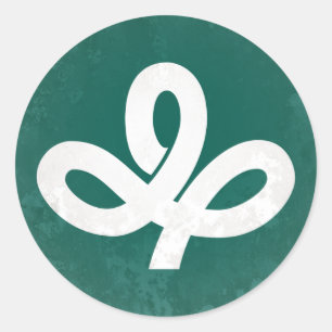 Miyagi prefecture classic round sticker
