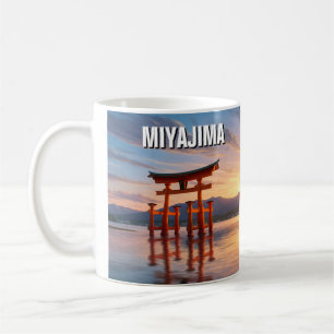 Miyajima Floating Torii Itsukushima Shrine Travel Coffee Mug