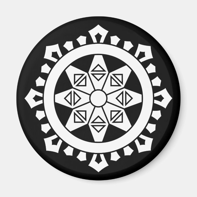 Miyake dharma charka magnet (Front)