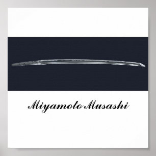 Miyamoto Musashi's Sword Poster