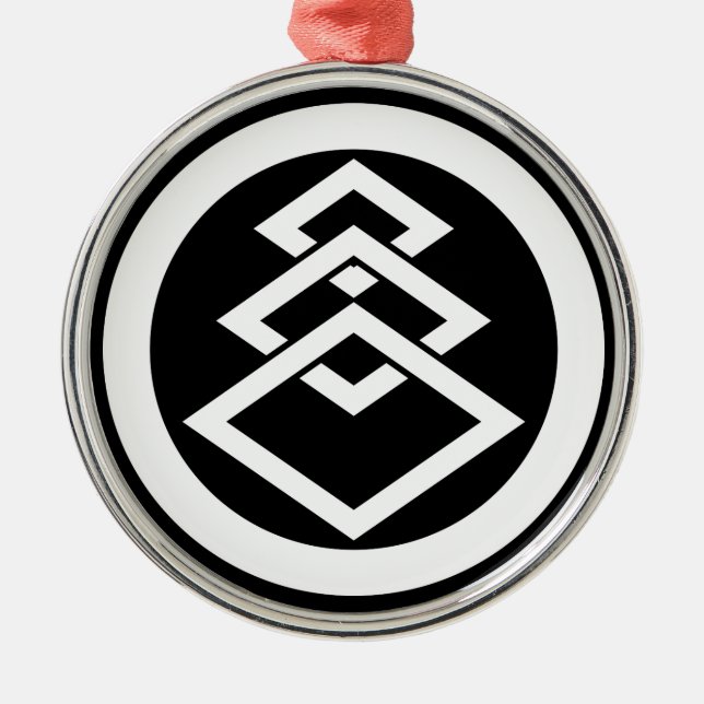 Miyata an inn metal tree decoration (Front)