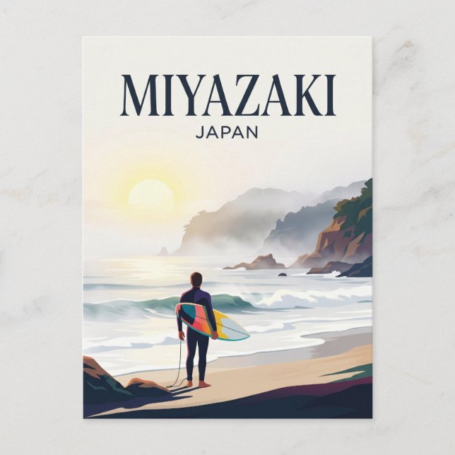 Miyazaki Prefecture Japan Postcard (Front)