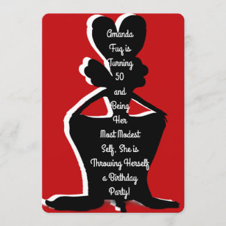 Miz Modesty Drag Queen Birthday Invite