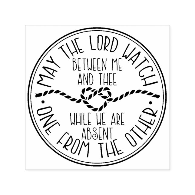 Mizpah | Modern Rope Heart Stamp (Design)