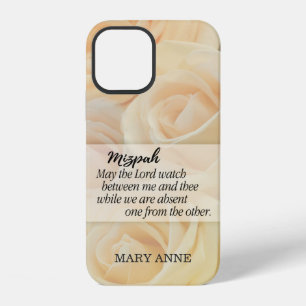 Mizpah Yellow Rose Personalised iPhone Case