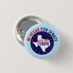 MJ Hegar for Senate 3 Cm Round Badge