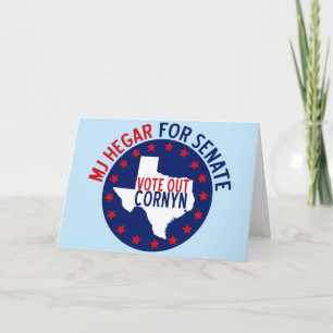 MJ Hegar for Senate Card