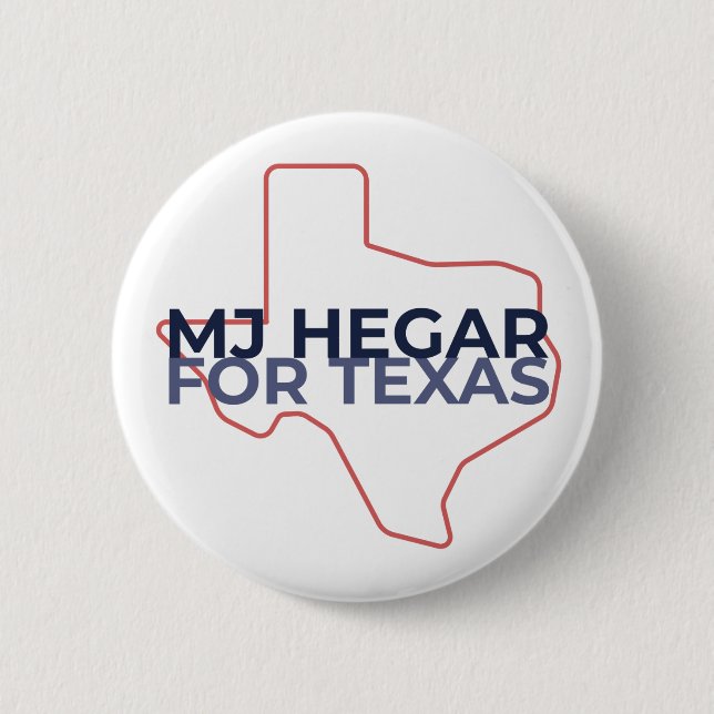 MJ Hegar For Texas Button 2 (Front)
