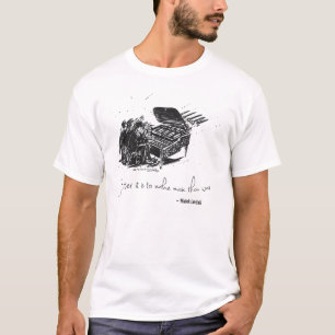 MJ T-Shirt - Better it is to make music (White)