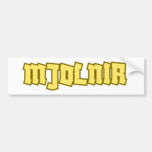 Mjolnir Bumper Sticker