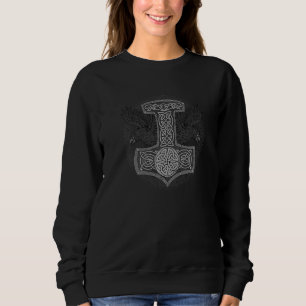 Mjölnir Odin Valhalla Hammer I Viking Symbol  Sweatshirt