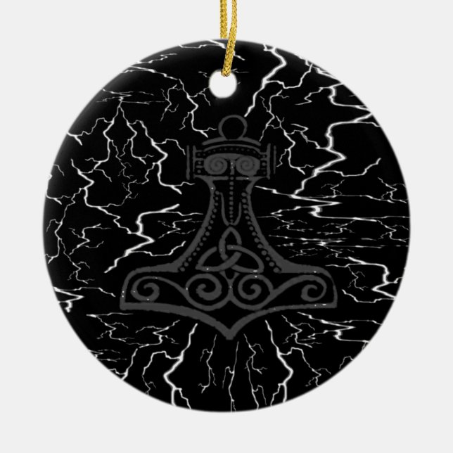 Mjolnir Ornament (Front)