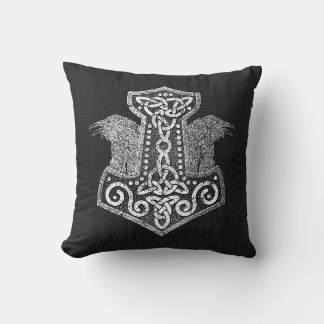 Mjolnir  - the hammer of Thor Cushion (Front)