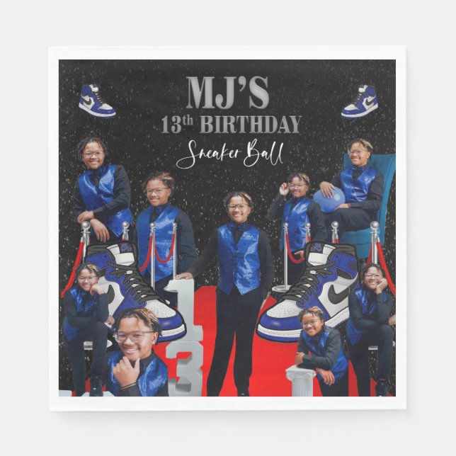 MJ's sneaker ball Napkin (Front)