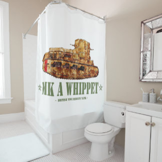 MK A Whippet World War One British Medium Tank WWI Shower Curtain