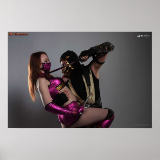 MK Roomies  Scorpion X Mileena Poster