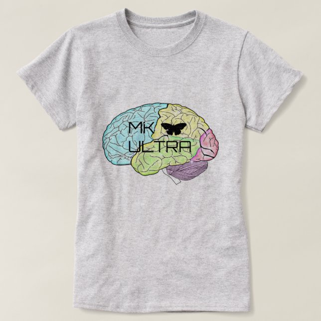 MK Ultra Mind Control T-shirt (Design Front)