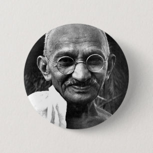 MKGandhi 6 Cm Round Badge