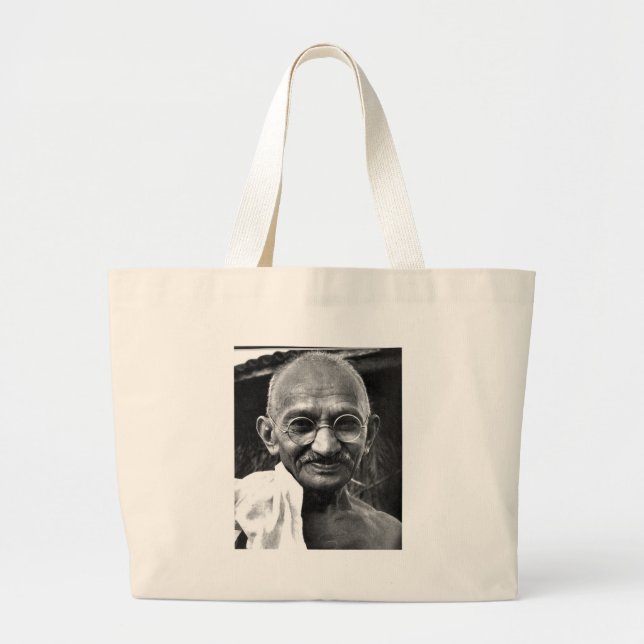 MKGandhi Large Tote Bag (Front)