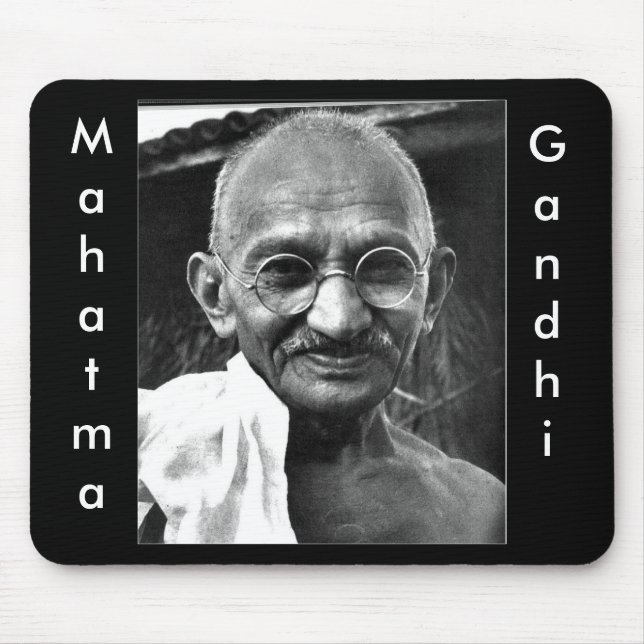 MKGandhi Mouse Pad (Front)