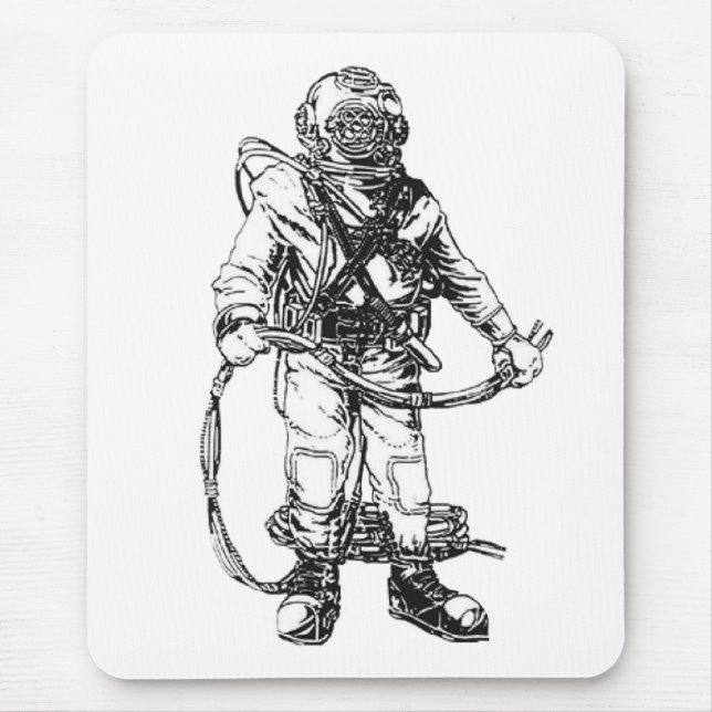 MKV Commecial Deep Sea Dive Rig Mouse Pad (Front)