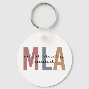 MLA Medical Laboratory Assistant Key Ring