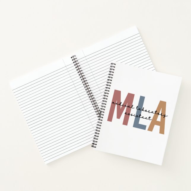 MLA Medical Laboratory Assistant Notebook (Inside)