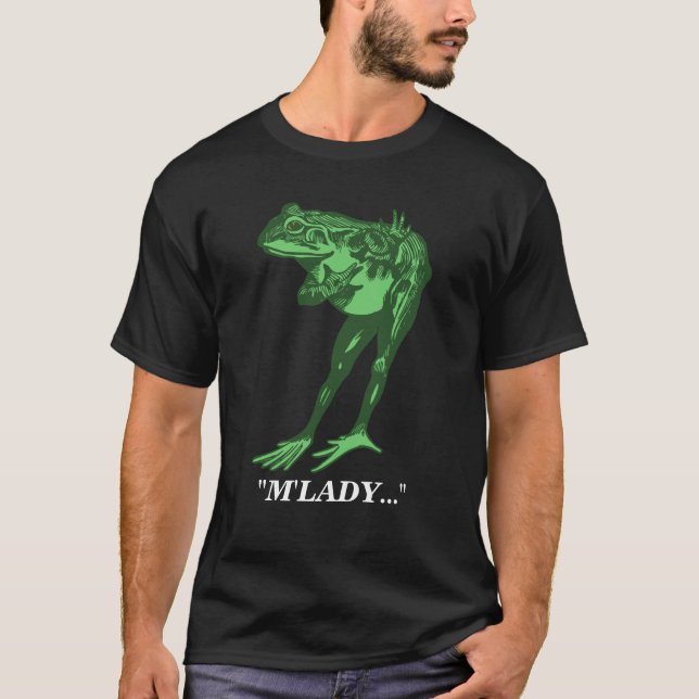 M'Lady Frog Funny My Lady Prince Shirt (Front)