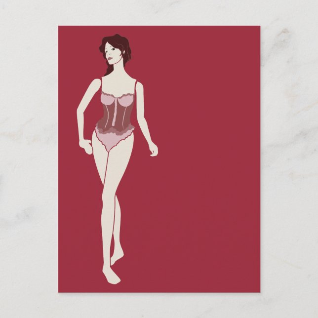 m'lady mannequin postcard (Front)