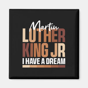 Mlk Day I Have A Dream Black History Month Blm Men Magnet