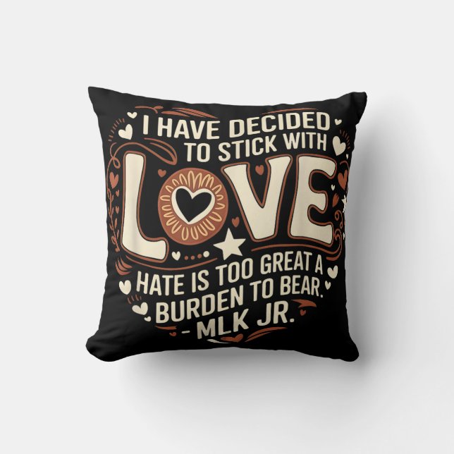 MLK JR Quote Cushion (Front)