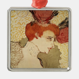 Mlle. Marcelle Lender, 1895 Metal Ornament