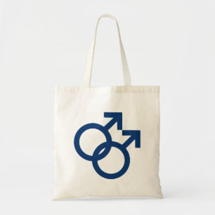 MLM Gay Men Gender Symbol Tote Bag
