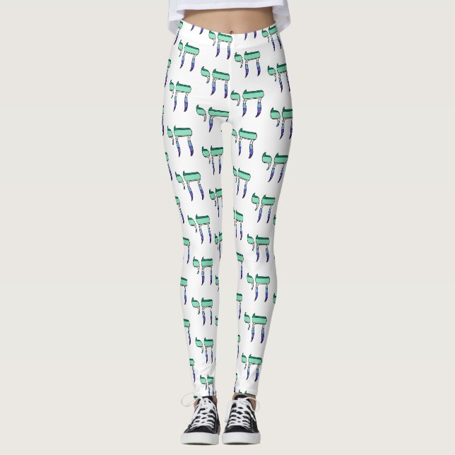 MLM Pride Flag Chai Leggings (Front)