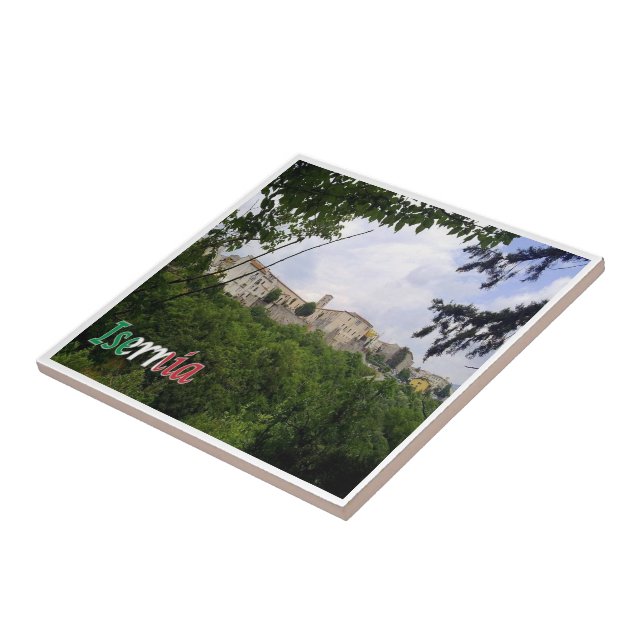 MLS015 ISERNIA, Glimpse, Molise, Italy, Ceramic Tile (Side)