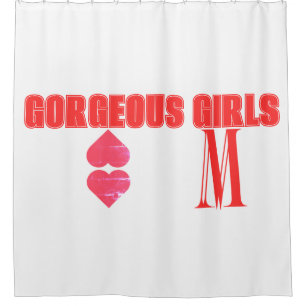 MM Women's Shower Curtain