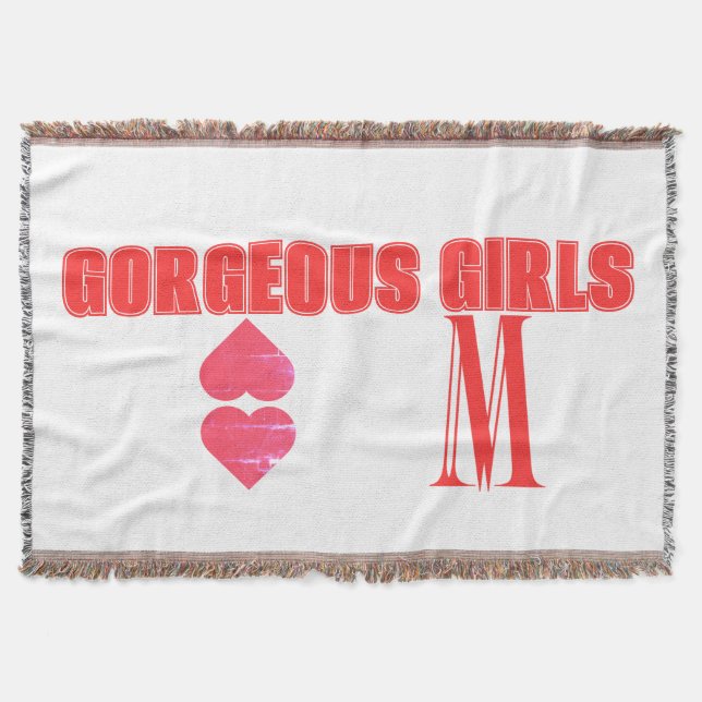 MM Women's Throw Blanket (Front)