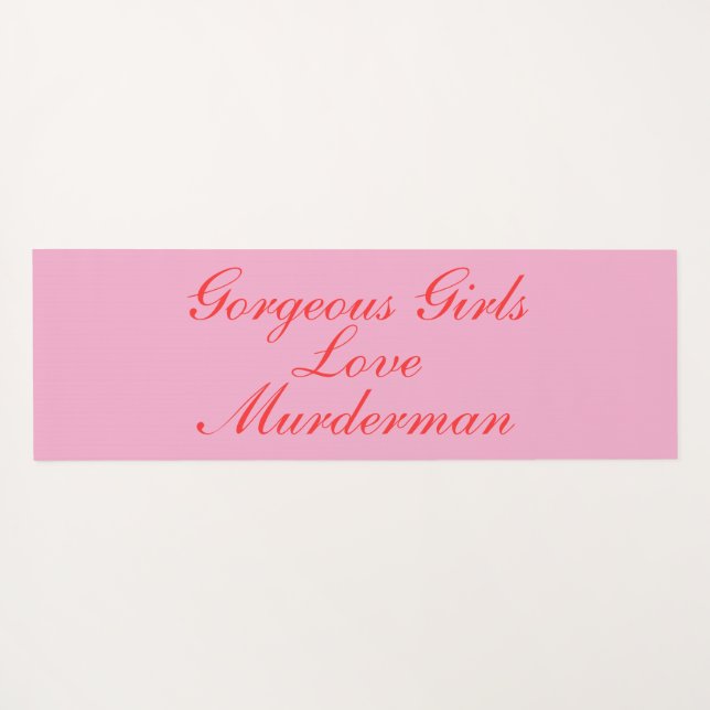 MM Women's Yoga Mat (Back (Horizontal))