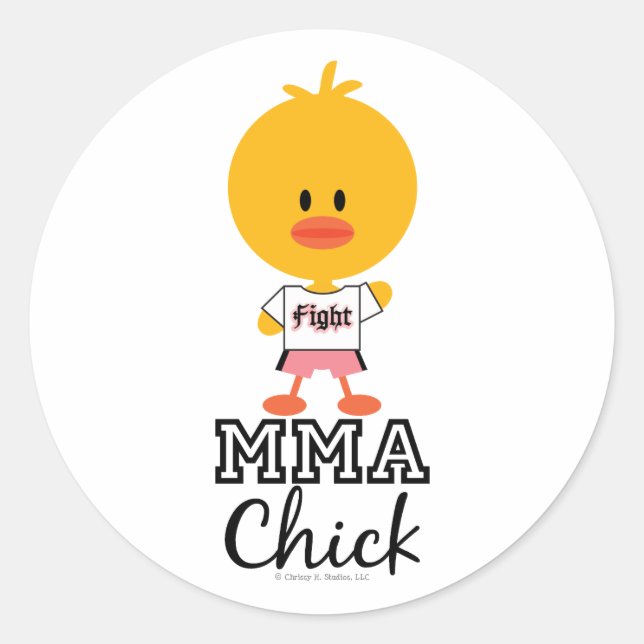 MMA Chick Stickers (Front)